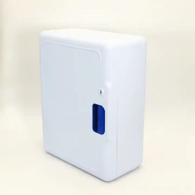Plastic First Aid Kit Box Cabinet Large Wall Mounted Storage Case With Lock
