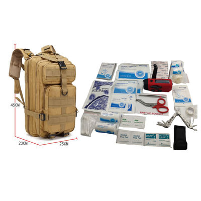 Saco de resgate Terremoto Saco médico Saco de trauma Saco de primeiros socorros Kit de desastre Saco de caso ferramentas de sobrevivência Kit mochila