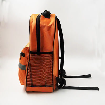 Fabric Earthquake Survival First Aid Kit Backpack Size M Red