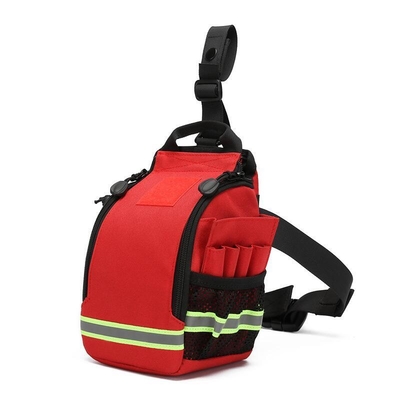 Kit de primeiros socorros em tecido Oxford 1000D de 15x11x22cm para camping e caminhadas