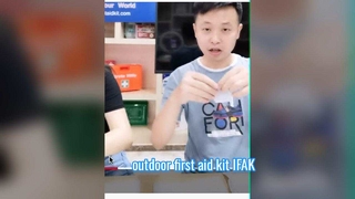 kit de primeiros socorros IFAK para uso externo